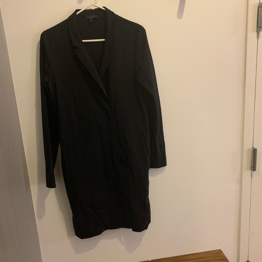 COS navy blazer dress